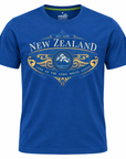 Mens New Zealand T Shirt - Koru Mountains