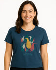 Women's New Zealand T-Shirt - Kiwi Crowd