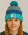 New Zealand Beanie - Turquoise Pompom Beanie