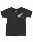 Childrens New Zealand T Shirt - Silver Fern