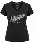 Womens New Zealand T Shirt - Silver Fern