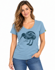 Womens New Zealand T-Shirt - Tattoo Kiwi
