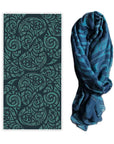 Wild Kiwi Scarf-Kowhaiwhai-Lightweight and warm