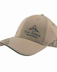 stone, tan kia-kaha baseball cap with Maori design. Kia Kaha New Zealand