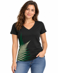 Womens New Zealand T-Shirt - Large Ferns