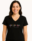 Women's New Zealand T-Shirt - Mosaic Kiwi