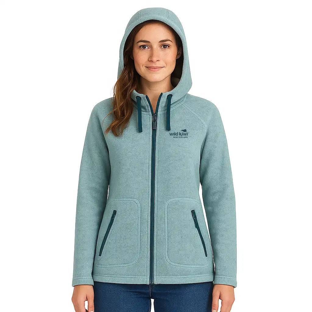 Womens Fleece Jacket - Wild Kiwi
