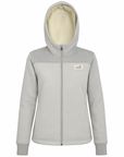 Women's Zip-up Sherpa Jacket - Grey