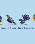Women's New Zealand T Shirt - Native Birds