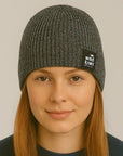 New Zealand Beanie - Black Marl Beanie