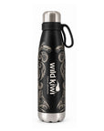 Black Kōwhaiwhai Insulated Drink Bottle