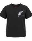 Childrens New Zealand T Shirt - Silver Fern
