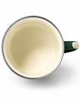 Green Kōwhaiwhai Enamel Mug