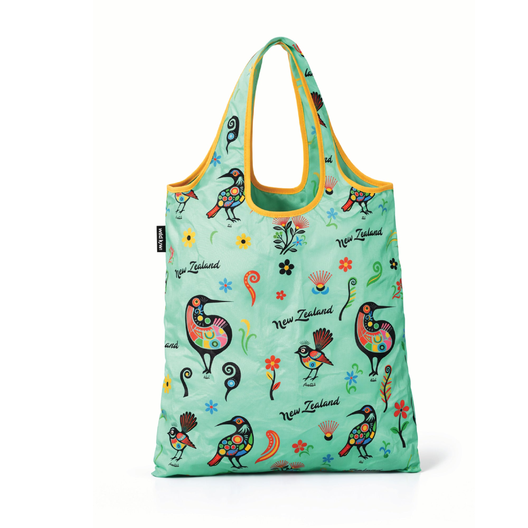 NZ Bird Icons Packable Shopper