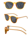 Wood Sunglasses Polarised for Men and Women - Wood Amber