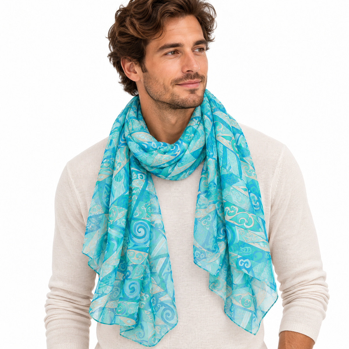 Wild Kiwi Scarf - Koru