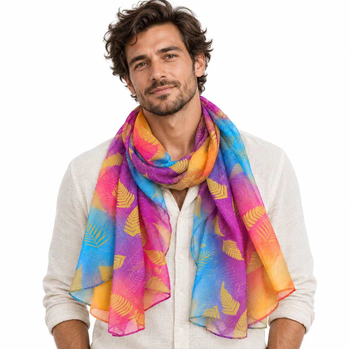Wild Kiwi Scarf - Ferns