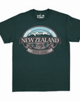Mens New Zealand T Shirt - Mountains Kiwi