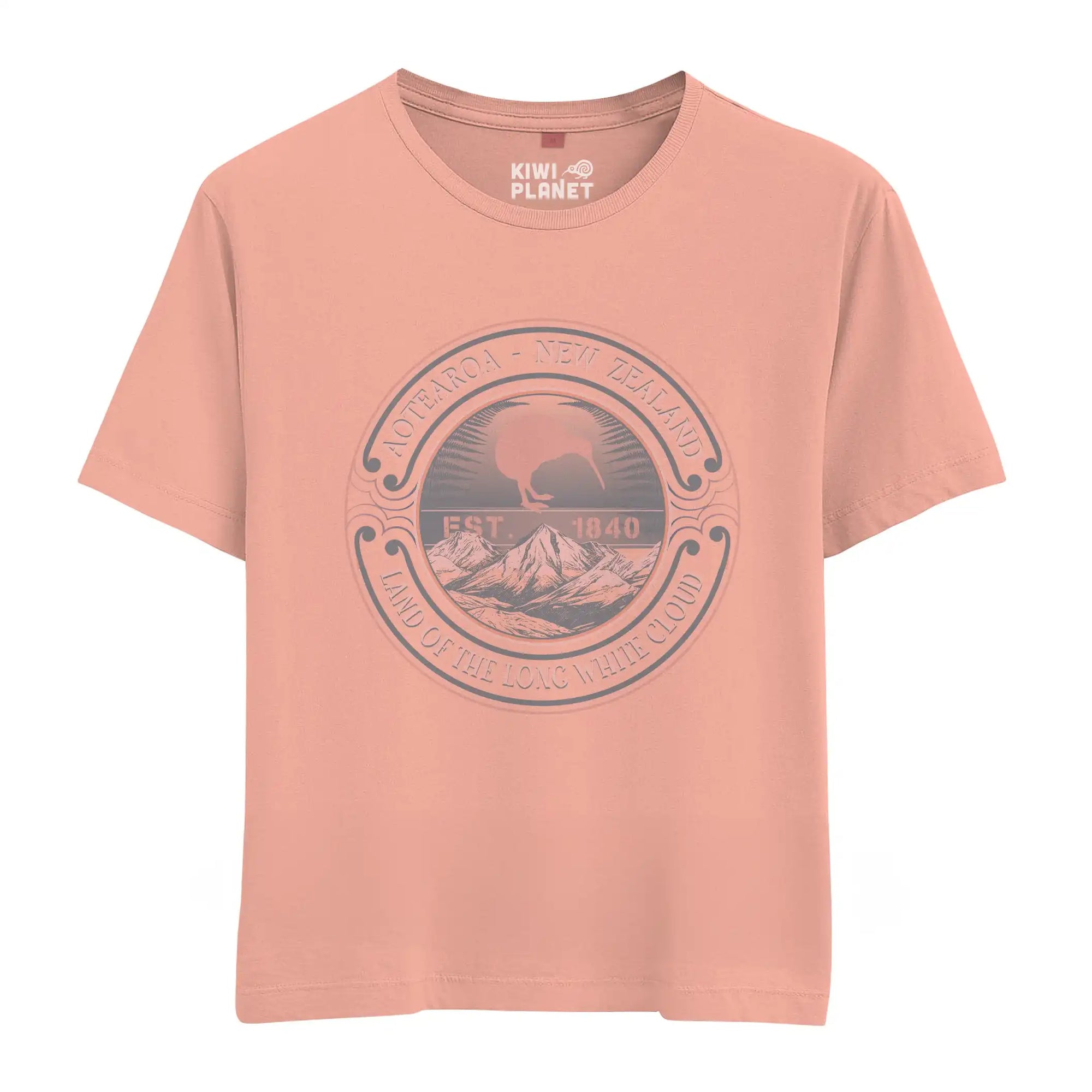 Womens New Zealand T Shirt - Kiwi Crest