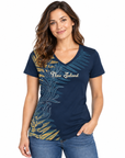Womens New Zealand T-Shirt - Ferns & Koru
