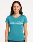 Women's Active Fit NZ T-Shirt - Mountains