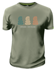 Mens New Zealand T-Shirt - 3 Tikis