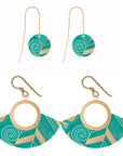 Earring Set plus Ear Studs - Koru