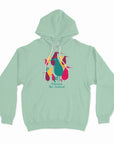 Womens Hoodie -  Retro Kiwi