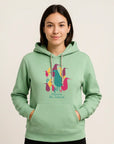 Womens Hoodie -  Retro Kiwi