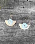 Tribal Earth Hoop Earring Set x 2-Koru-Stainless Steel