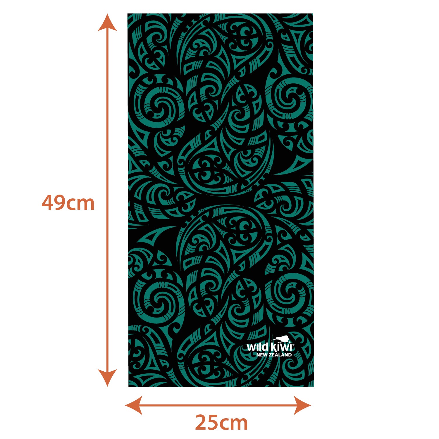 Wild Kiwi Multi Scarf provides sun, dust and wind protection
