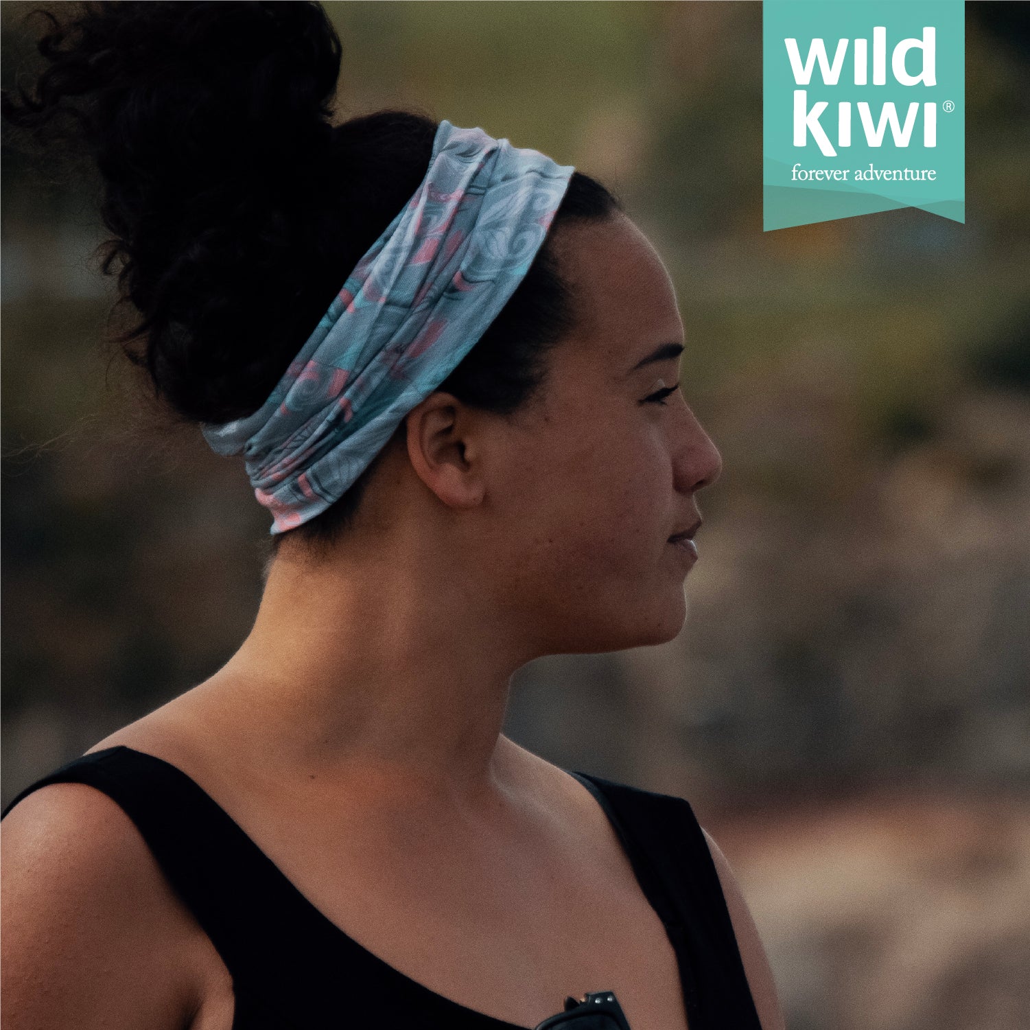 Wild Kiwi Multi Scarf provides sun, dust and wind protection