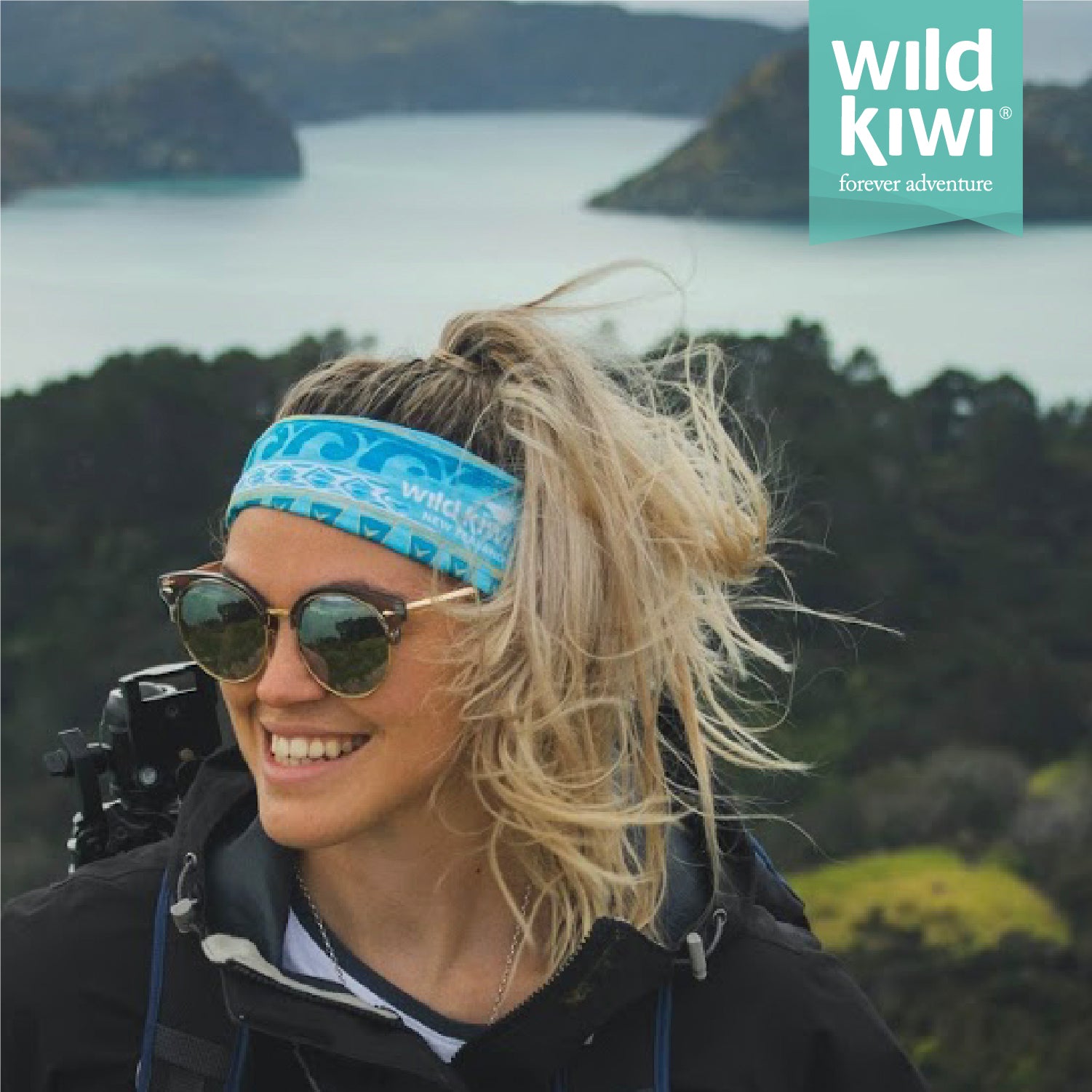 Wild Kiwi Multi Scarf provides sun, dust and wind protection