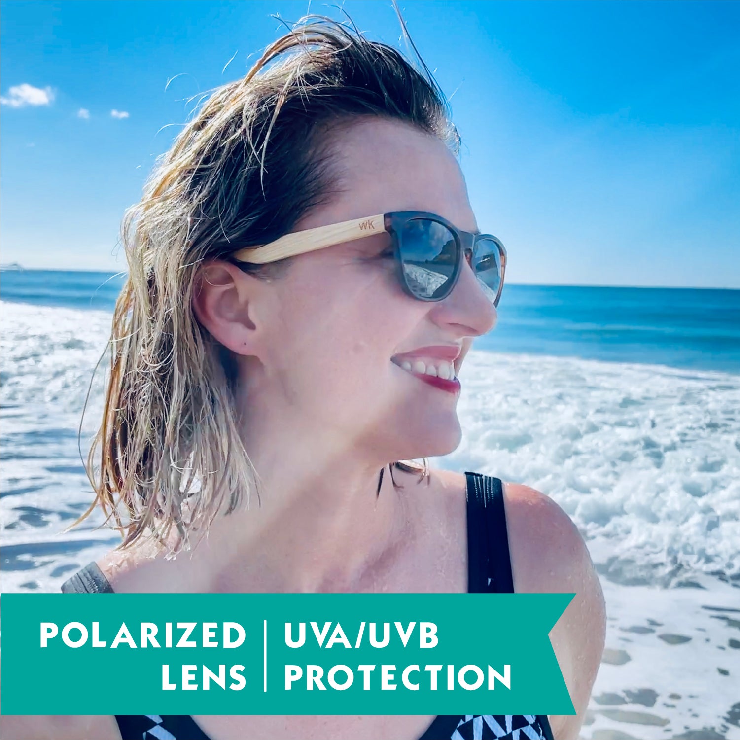 Wild Kiwi Bamboo Polarised Sunglasses for Men and Women