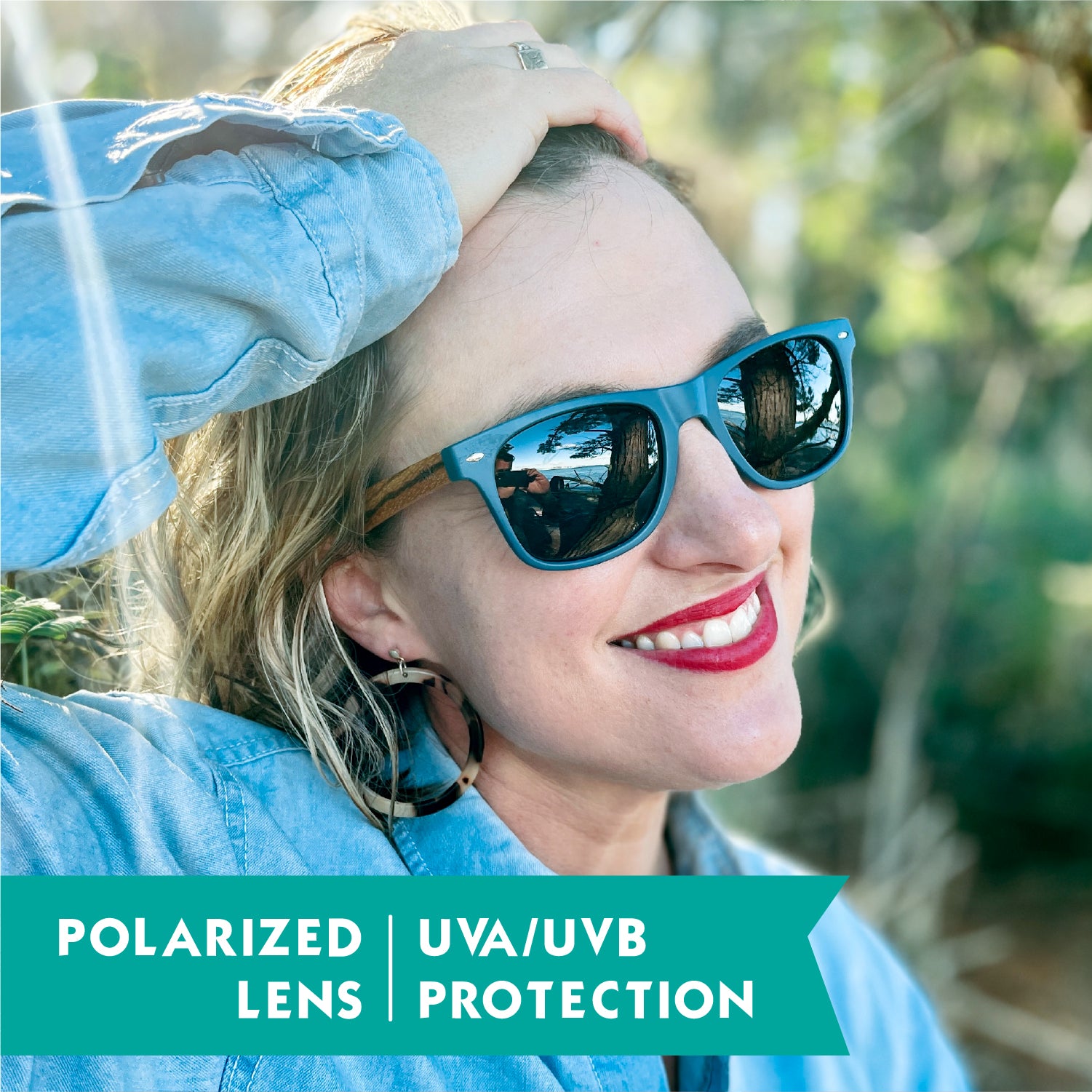 Wild Kiwi Wood Polarised Sunglasses for men and women