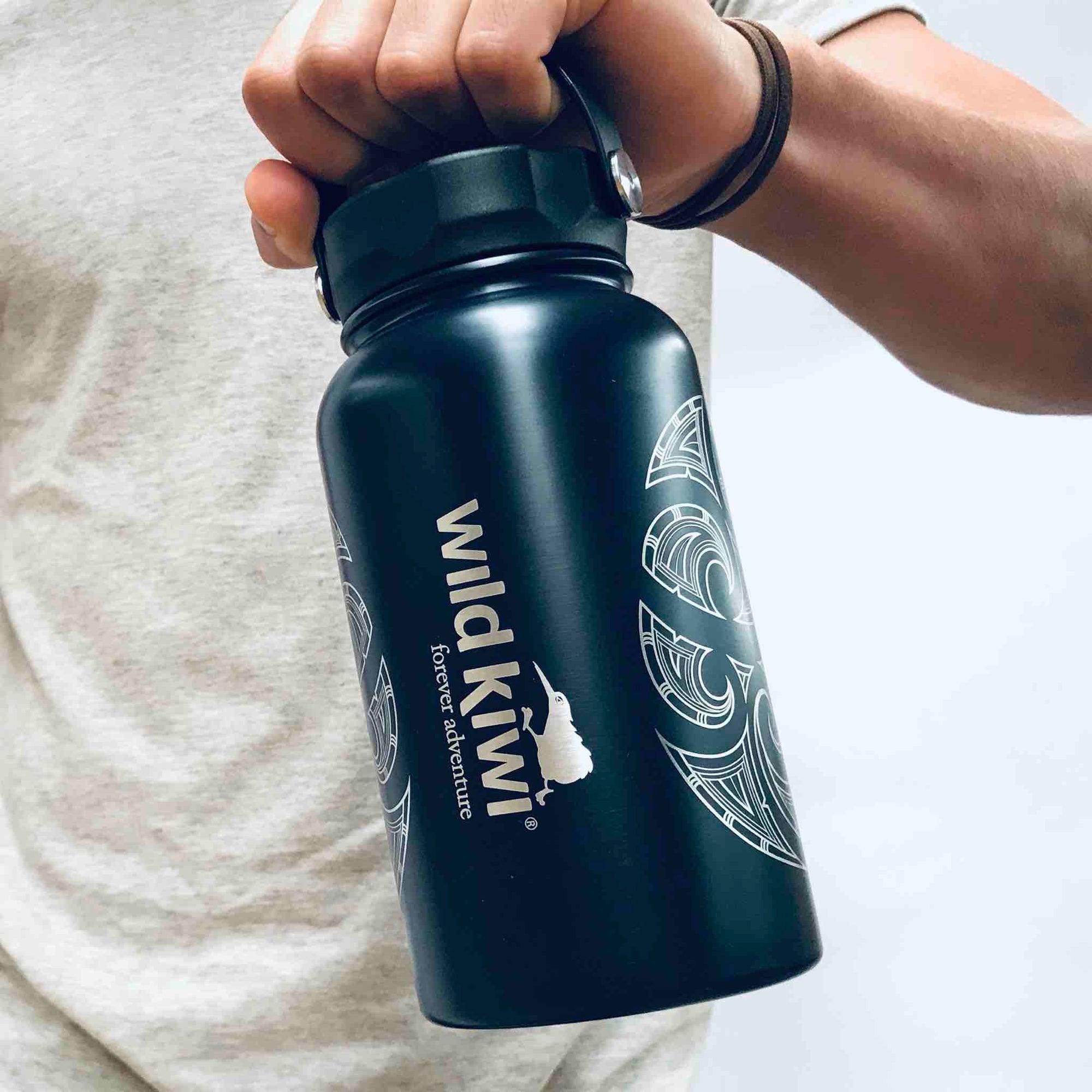 Insulated Drink Bottle-Wild Kiwi-Ideal for Hot or Cold Drinks