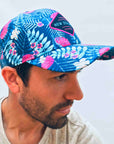 New Zealand Cap-Ferns and Flowers-One size fits all