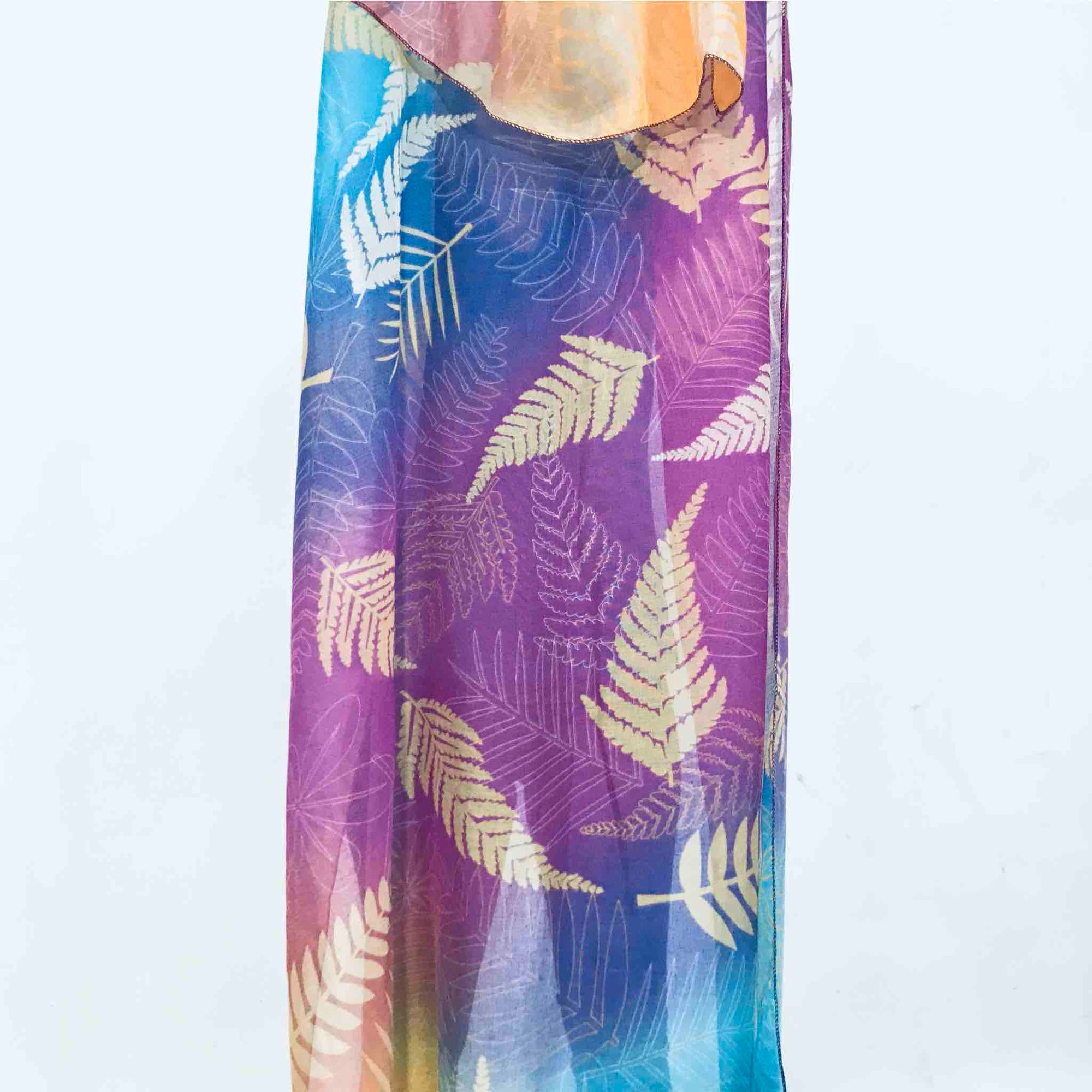 Wild Kiwi Scarf-Ferns-Lightweight and warm 